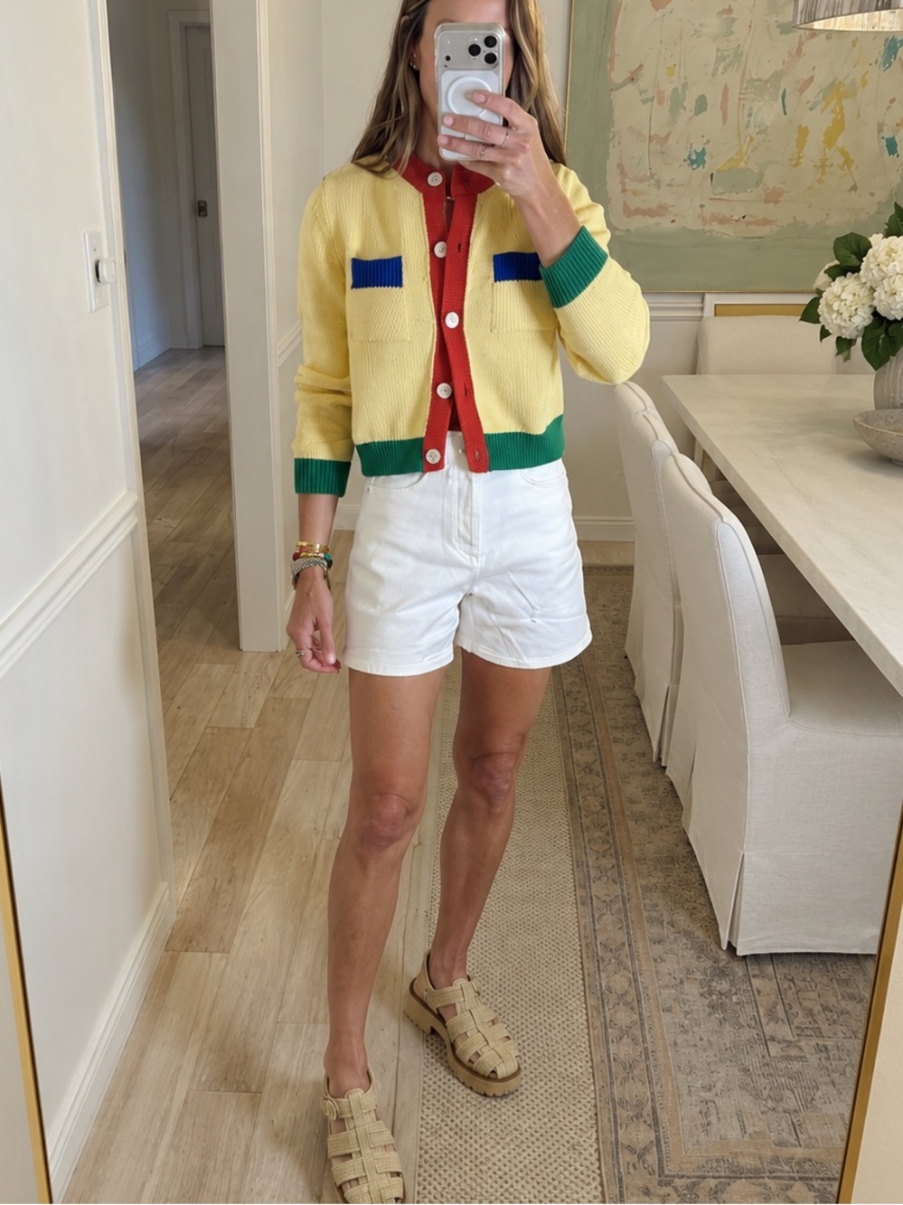 ZARA BNWT COLOR BLOCK CARDIGAN. MULTICOLORED 6771/024/330